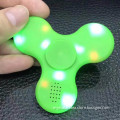 Fashion Bluetooth Speaker Fidget Spinner Fingertip Gyro LED Hand Fidget Spinner for Anti Stress